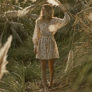 Juliet Dress in Mariposa Cream